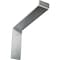 Ekena Millwork Steel Truss Shelf Bracket, Unfinished 2"W x 10"D x 7 1/4"H BKTM02X10X07TSCRS - alternate 1